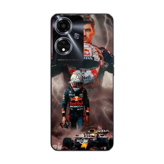 Coque de téléphone - MANIACASE - Oppo A59 5G - Silicone TPU - Noir - Sportif