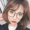 Anti Blue Light Myopia Glasses Large Irregular Glasses Women Polygon Spectacle Frame New Flat Lens Glasses