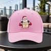 1pc New Santa Claus Printed Adjustable Baseball Cap Lightweight Printed Craft Womens Hat Trendy Mens Cap For Sports Enthusia