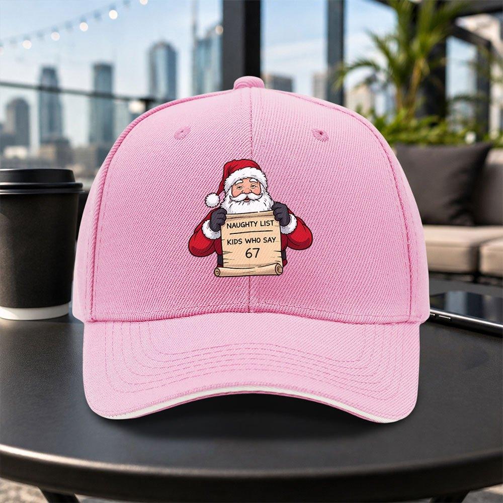 1pc New Santa Claus Printed Adjustable Baseball Cap Lightweight Printed Craft Womens Hat Trendy Mens Cap For Sports Enthusia