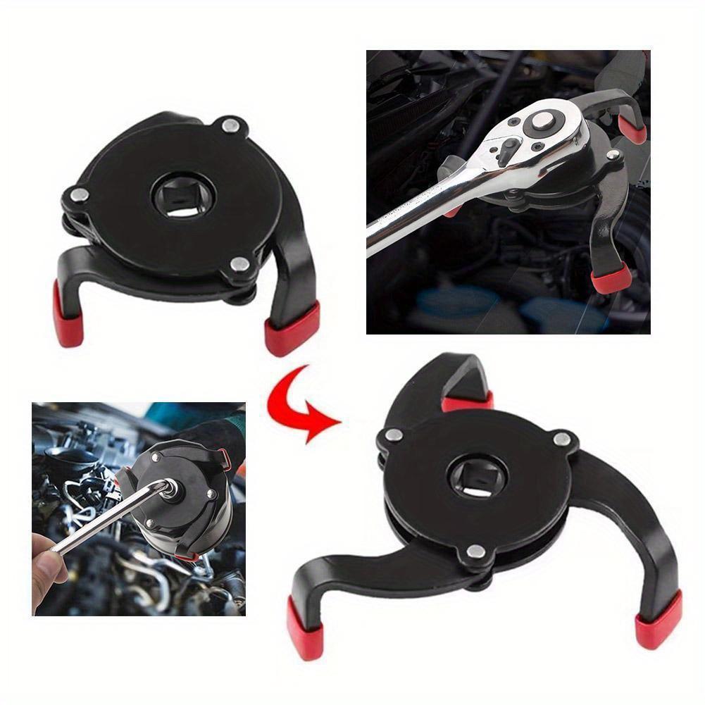 Car Oil Filter Wrench 3-Jaw Spanner Remover Repair Tools Oil Change Accessories Truck Trailer Off Road 4x4 Motorcycle Universal