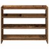 Shoe Rack with Vintage Wood Look 31.5 x 9.8 x 24.4 in (L x W x H) Engineered Wood