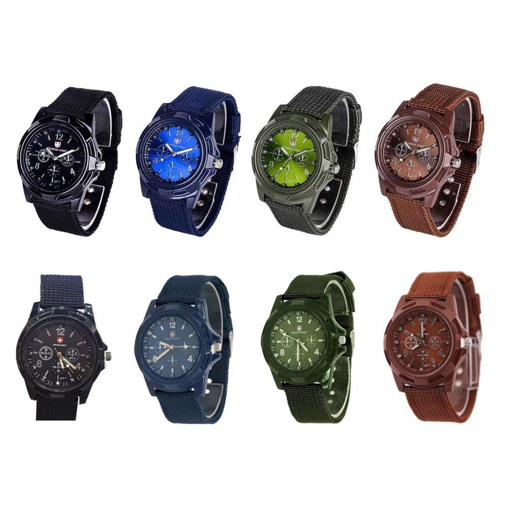 Ночник Gemius Swift Watch Нейлоновый ремешок Кварцевые часы Модные спортивные часы Ночное время