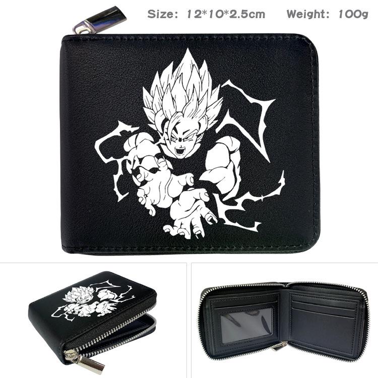 Мультяшный Аниме Dragon Ball Goku Vegeta Портативный Складной Кошелек Короткий Кошелек для Мелочи