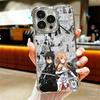 Аниме Чехол для телефона с покрытием Sword Art Online Для Iphone 16 17 Pro Max Air 16E 14 15 Plus 12 13 Mini Противоударный Чехол с Airbag