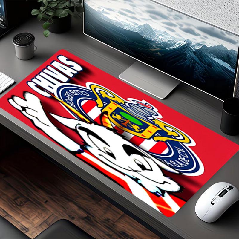 Club Deportivo Guadalajara Print Mouse Pad, for Keyboard Pad Laptop PC Mat for Office Home Use, Desk Decor, Perfect Birthday Gift for Gamers