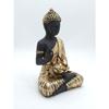 Polystone Home Decor Decoration Buddha Idol Statue Showpiece for Home Décor 1 Pic (Black Bronz), Religious