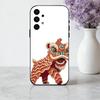 C-китайский L-танец льва Чехол для телефона Для Samsung Galaxy A73,A72,A71,A70,A53,A52,A51,Другие Мягкий черный чехол