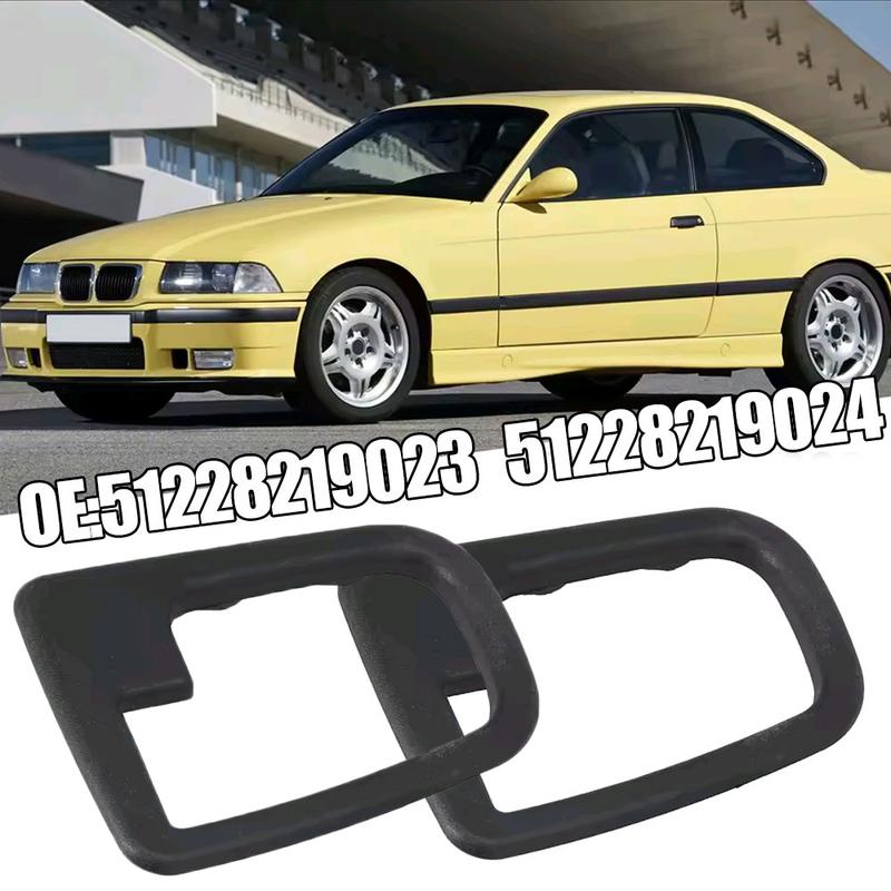 2x Auto Accessories Car Interior Handle Frame Trim Cover Door Pull Panel Cap for BMW E36 92-99 Z3 96-02 51228219023 51228219024