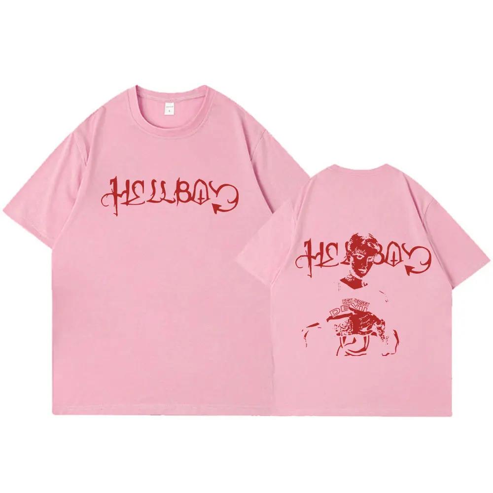 Unisex Rapper Lil Peep Crybaby Hellboy T-shirt Vintage Hip Hop T Shirt Women Clothing Fashion Short Sleeve T-Shirts Tops