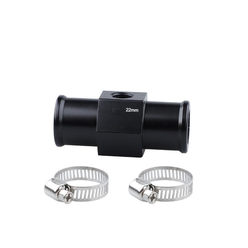 Black Water Temp Gauge Radiator Temperature Water Temp Joint Pipe Sensor Hose Adapter 18MM 20MM 22MM 24MM Interior Parts