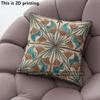 Boho Lotus Floral Throw Pillow Covers Pattern Cushion Cover Suitable for Sofa Bedroom Car Pillow Cover