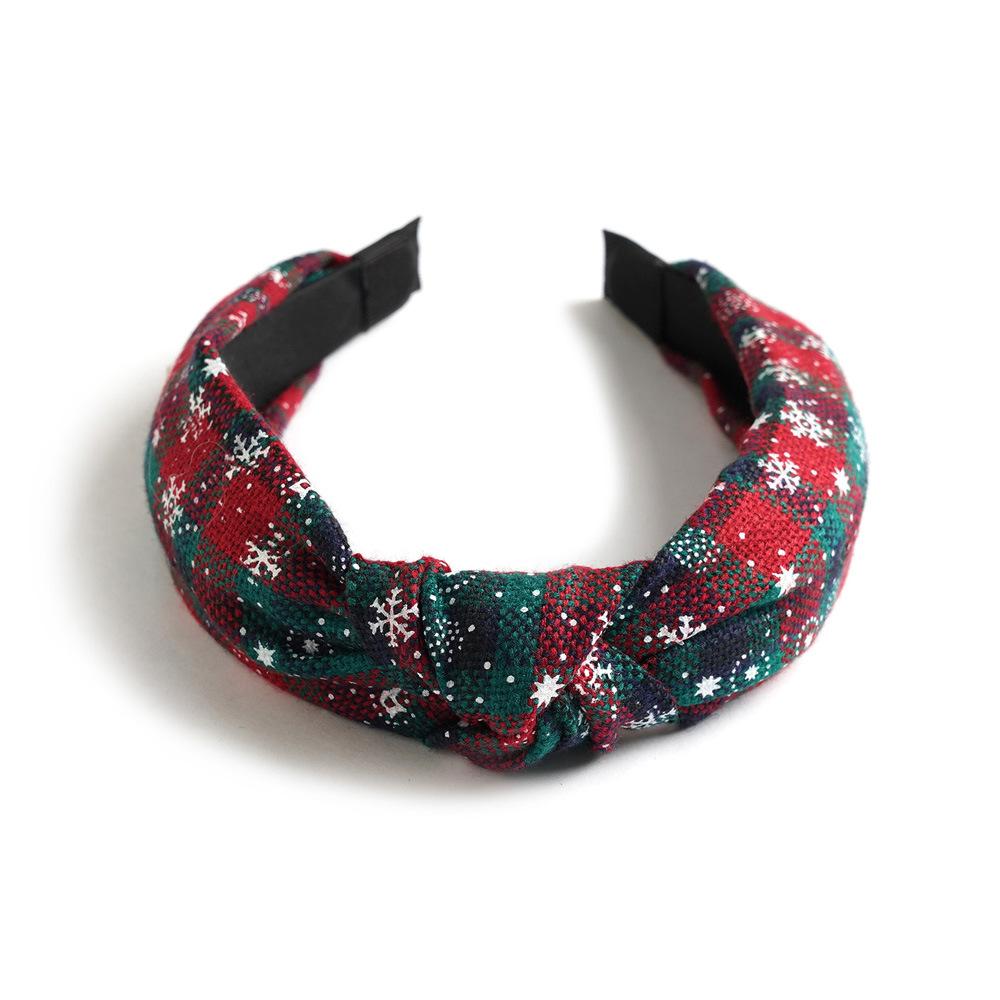 Рождественская повязка на голову женская повязка на голову рождественская осенне-зимняя заколка рождественские аксессуары для волос головной убор
