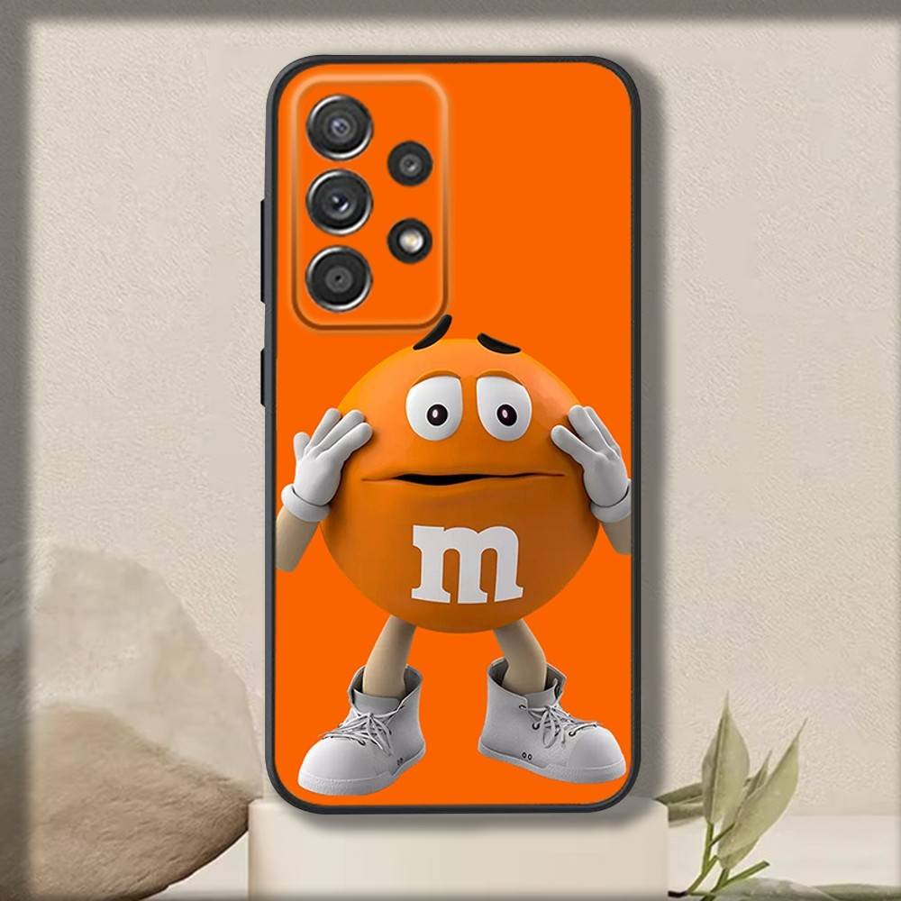 M-MS Шоколадный чехол для телефона Samsung S 25,24,23,22,30,21,10,9,Ultra,Plus,Lite,FE,4,5 G Мягкий черный чехол