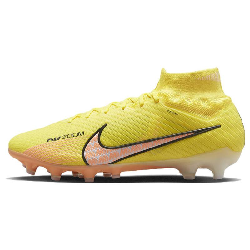Nike Zoom Mercurial Superfly 9 Elite AG Pro Yellow Strike Sunset Glow Sneakers Casual DJ5165-780