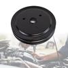 Automobile Short Water Pump Crankshaft Pulley 2 Groove Durable Replacement Silver Swp for Chevy SBC 262 327 400
