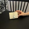 26 Новая кожаная сумка для карт, женский короткий кошелек-полусложение из натуральной кожи первого слоя, модный кожаный модный кошелек с застежкой-молнией, универсальный кошелек