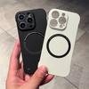 Безрамный магнитный чехол для беспроводной зарядки Magsafe для iPhone 15 14 13 12 11 Pro Max XR X XS 7 8 Plus SE Hard PC Armor Capa
