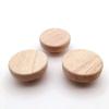 Xiaomi 4-48Pcs Wood Knobs Flat Top Round Cabinet Knobs Natural Solid Wooden Dresser Drawer Knobs Kitchen Cabinet Pulls Handles