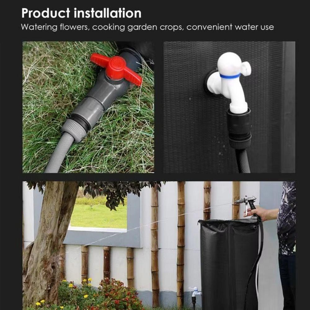 Durable Collapsible Rain Barrel 50-500L Water Storage Container Garden Water Catcher Garden Tools