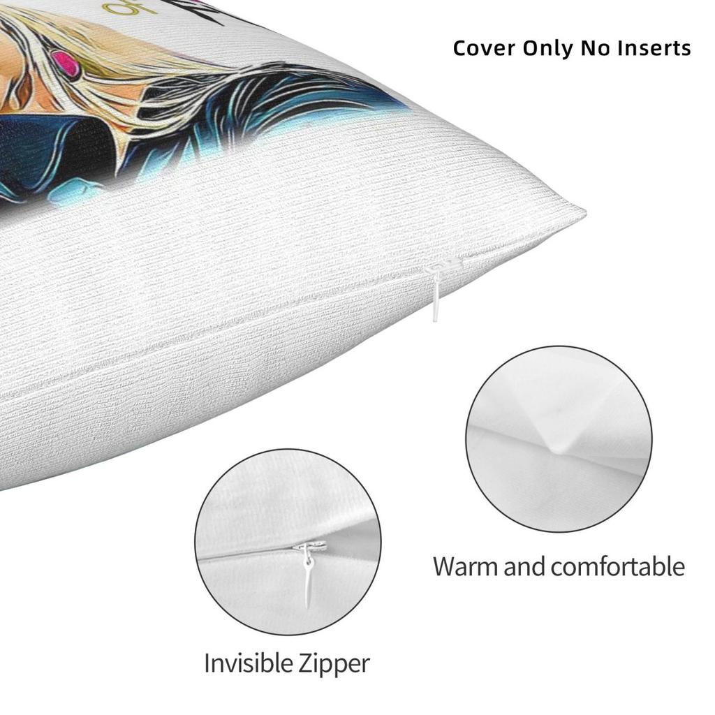 Shannon Storms Beador Queen Of Fun Square Pillowcase Polyester Linen Velvet Printed Decor Throw Pillow Case Home Cushion Cover
