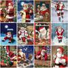 Diy 5D Diamond Painting Full Round Drill Santa Claus Embroidery Cross Stitch Christmas Gift Rhinestones Wall Art Home Decor
