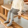 Velvet Bow Cashmere Tights Thickened Children Pantyhose Cute Plush Pantyhose  Winter