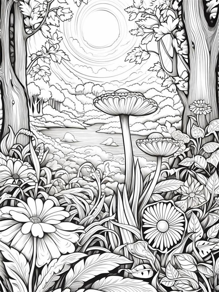 1 шт. Волшебный лес художественная раскраска оригинальная модернизированная бумага утолщенная 22 страницы раскраски , подарок на праздник день рождения