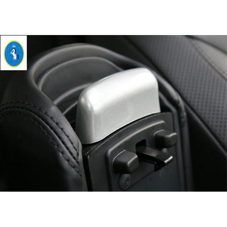 Yimaautotrims Auto Accessory Car Armrest Storage Box Button Switch Frame Cover Trim Fit For Jeep Renegade 2015 - ABS
