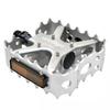 Wellgo Old School BMX MTB Bear Trap 1/2" Bicycle Pedals, Silver, WE3039