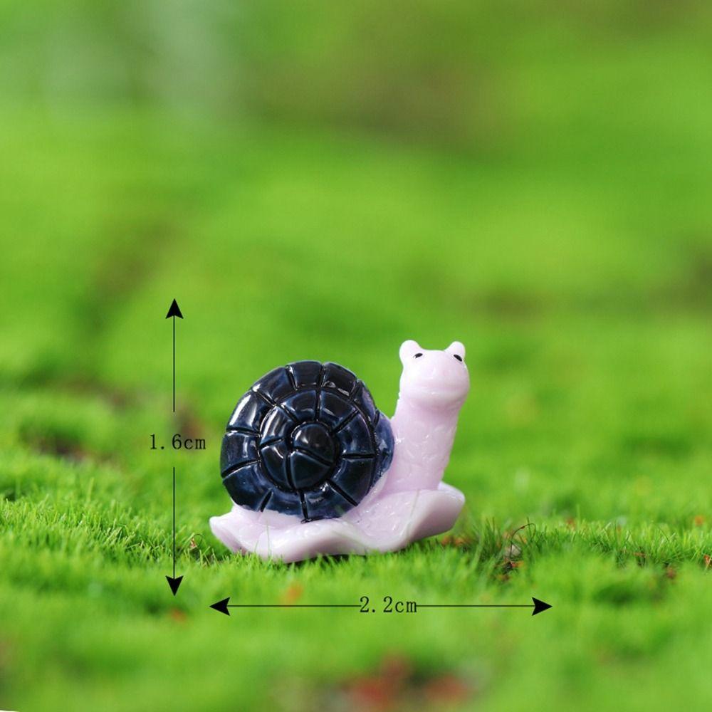 Микропейзаж Суккулентная фигурка улитки Миниатюрная фигурка Животное Кукла Суккулентное растение Орнамент