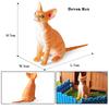 Oenux Cat Model Siamese Devon Rex Sphynx Ragdoll Persian Action Figure Cat Kitty Bobtails Figurine Cute Decoration Kids Toy Gift