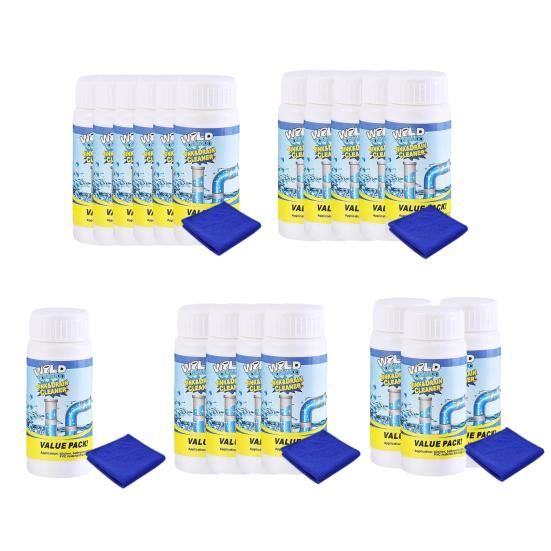 Yousheng Toilet Damper Hair Grease Soap Scum Toilet Dredging Agent Set Kitchen Bathroom Drain Unblocker Pipe Grease Dissolver
