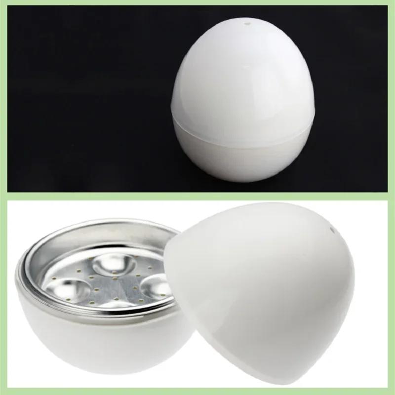 Capacity for 4 Eggs Microwave Egg Steamer Boiler Cooker Easy Quick 5 Minutes Hard Or Soft Boiled Kitchen Cooking Tools