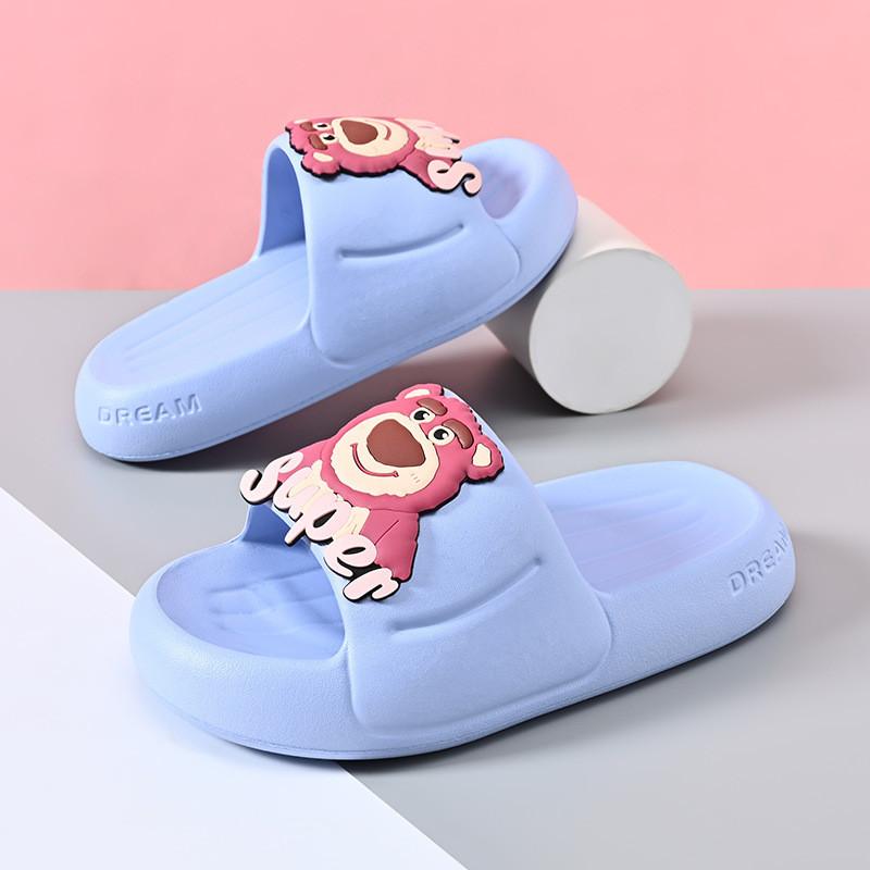 Удобные летние шлепанцы из ЭВА для детей, легкие, нескользящие, с мультяшным дизайном для девочек