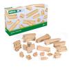 BRIO 50-Piece Add-On Rail Set (33772) for Ages 3 and Up. [Toy, Wooden Toy, Wooden Rail Set, Gift (Birthday/Christmas)]