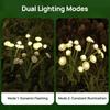 10L Solar Garden Lights Dual Mode LED Solar Mushroom Lights Waterproof Decor Yard Patio Pathway Jellyfish for Garden Ambiance
