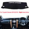 Накладка на панель приборов Автомобильный коврик на панель для Toyota Fortuner 2016 2017 2018 Коврик на панель Защита от солнца Автомобильный стайлинг