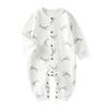 Baby Clothes for Boys Rompers Coveralls Baby Clothes Newborn Clothes Going Out Cute Baby Clothes Long Sleeves Innerwear Baby Shower Gift 80 Front [YIN