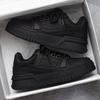 Men's Shoes, Versatile for Spring and Autumn, Casual, Pure Black Board Shoes, Youth Sports, Thick Soled, Height Increasing, Bread and Trendy Shoes