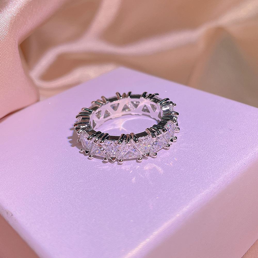 Новые модные кольца в форме сердца в европейском и американском стиле класса AAA, модные кольца, подходящие к кольцу, аксессуары