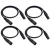 DMX512 Signal Cable Canon Cable/Microphone Cable/Microphone Cable XLR Cable Black