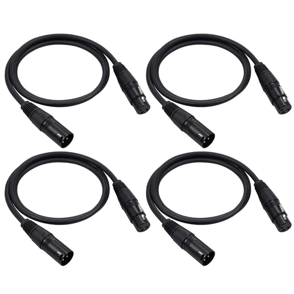 DMX512 Signal Cable Canon Cable/Microphone Cable/Microphone Cable XLR Cable Black