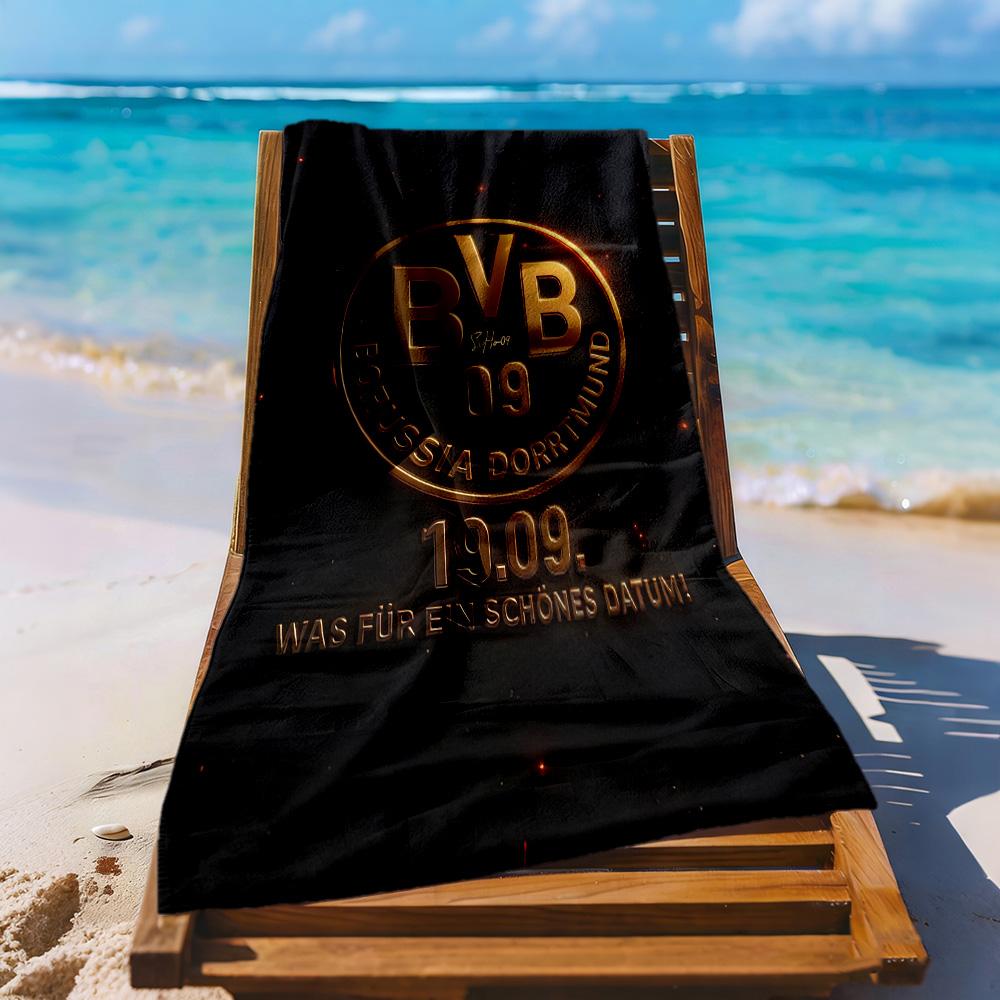 Borussia Dortmund Beach Towel Soft Durable Quickdry Comfortable Lightweight Suitable For Sports Travel Swimming Yoga Bathroom Beach And Pool