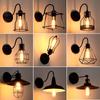 Retro LED Wall Lamp Living Room Bedroom Bedside TV Background Wall Industrial Style Decorative Lamps