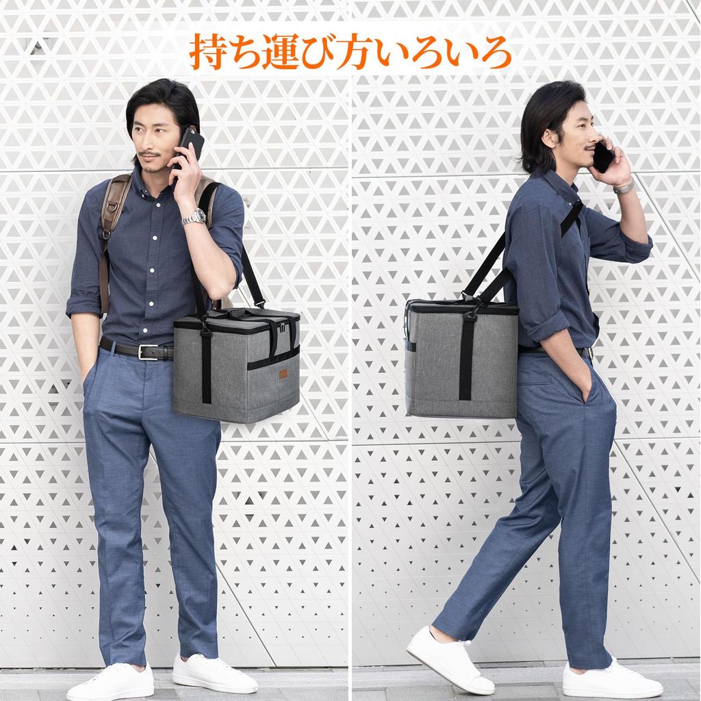 Lifewit Soft Cooler Large Thermal Cold Large Can Be Handbag и отлично подходит для серой коробки, 35 л, 3-слойная изоляция, изоляция, сумка, емкость, складная,