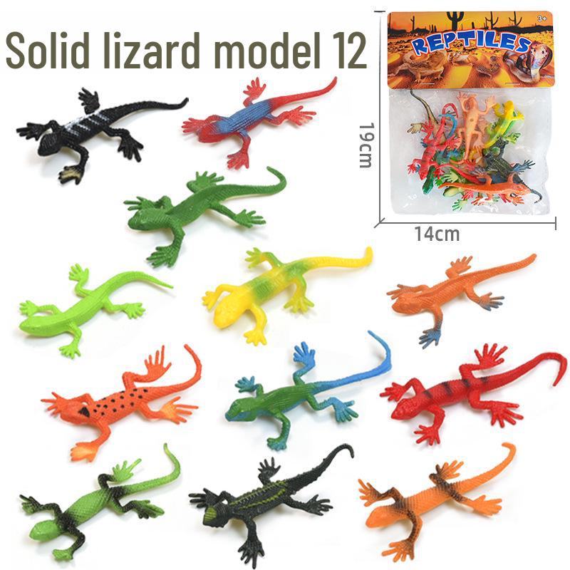Wild Animal & Marine Insect Farm Model: Dinosaur Soft Glue Toy Set for Kids