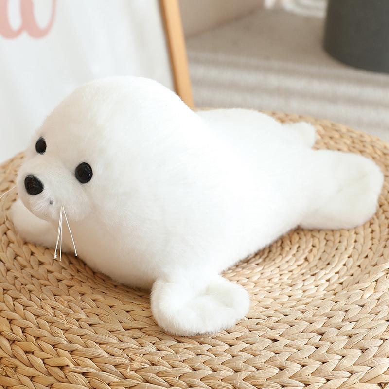 Очаровательные плюшевые дельфин и косатка, морские животные - Плюшевая акула и тюлень для детей, идеальный подарок на день рождения