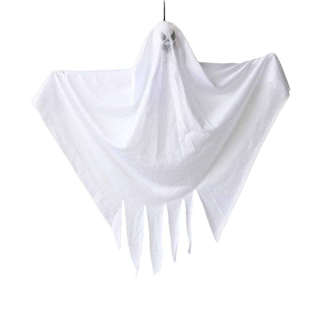 Halloween Hanging Skull Ghost 24 X 26 Inch Scary Creepy Flying Ghost Halloween Ornament Gift for Indoor Outdoor Tree Party Bar Festivals Haunted
