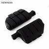 Motorcycle 1-1/4" Highway Engine Guard Matte Black Foot Pegs Mount For Harley Dyna Fat Bob Softail Sportster XL 1200